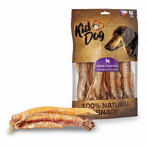 KIDDOG 100% Natural Snack tchawica jagnięca (krtań) 250 g / 10–11 szt.