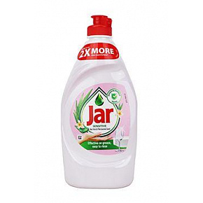 Płyn do mycia naczyń Jar Sensitive Aloe/Pink Jasmine 450ml