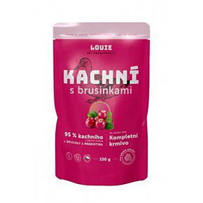 Louie Dog kieszonka Kaczka z żurawiną 150g
