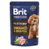 Brit Premium Filety dla Psów w Sosie Kurczak & Zielony Groszek 85g