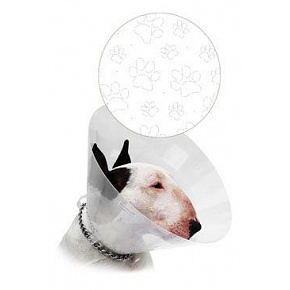 Kołnierz ochronny CVET transparent łapki 40cm 1szt