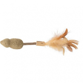 Lizak MYŠKA z Matatabi i piórami, 20 cm