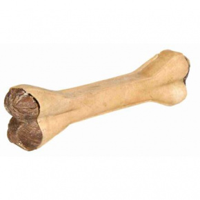 Kość bawola wypełniona flakami 15 cm 90 g