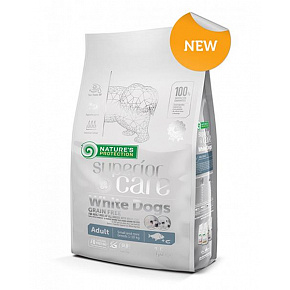 Natures P Superior care white dog GF adult white fish small&mini 10 kg Natures P Superior care white dog GF adult white fish small&mini 10 kg
