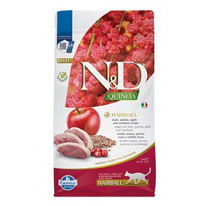 N&D Quinoa CAT Hairball Duck & Cranberry 1,5kg N&D Quinoa CAT Hairball Duck & Cranberry 1,5kg