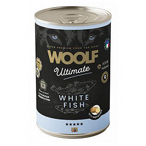 WOOLF Ultimate DogFood konserwa. Biała ryba 400g