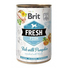 Brit Fresh Dog Konz Fish with Pumpkin 400g