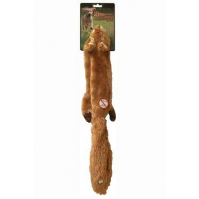 Zabawka dla psa Wiewiórka piszcząca 38cm Skinneeez