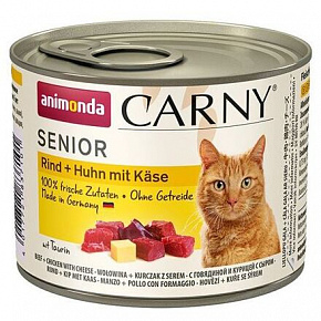 ANIMONDA puszka CARNY Senior - wołowina, kurczak, ser 200g