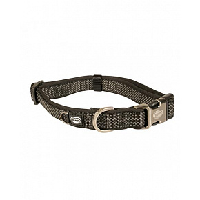 Obroża DUVO+ EXPLOR NORTH nylon czarna 35-55cm/20mm