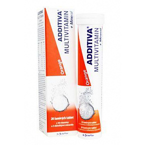Multivitamin Additiva pomarańcza+minerał tbl eff 20