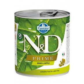N&D DOG PRIME Adult Dzik & Jabłko 285g N&D DOG PRIME Adult Dzik & Jabłko 285g
