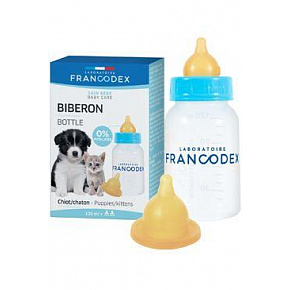 Francodex Butelka do karmienia szczeniąt i kociąt 120ml