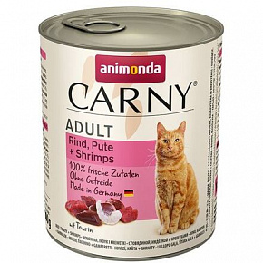 ANIMONDA puszka CARNY Adult - wołowina, indyk, raki 800g