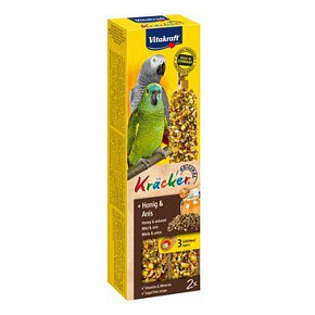 Vitakraft Bird Kräcker Parrot African honey pałeczki 2 szt. Vitakraft Bird Kräcker Parrot African honey pałeczki 2 szt.
