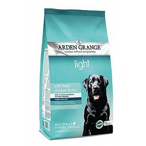 Arden Grange Dog Adult Light z świeżym kurczakiem i ryżem 12kg