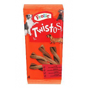 Frolic przysmak Twistos 6 sztuk z wołowiną Frolic przysmak Twistos 6 sztuk z wołowiną