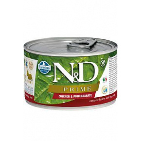 N&D DOG PRIME Adult Kurczak & Granat Mini 140g
