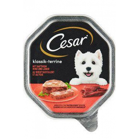 Cesar miseczka pasztet wołowy z wątróbką 150g