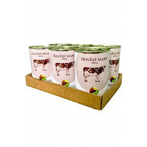 BOHEMIA MASO Wołowina we własnym sosie SIX PACK 6x400g