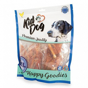 KIDDOG pierś z kurczaka na mini patyku bawolim 9 cm, 500g