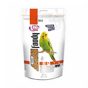 LOLO Foody pełnoporcjowa karma dla papużek falistych 600 g Doypack