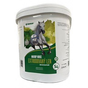 Mikrop Horse Len ekstrudowany dla koni 5kg Mikrop Horse Len ekstrudowany dla koni 5kg