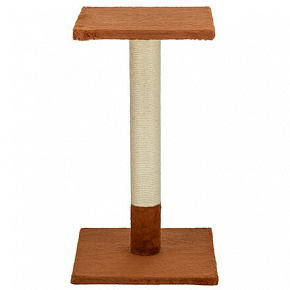 Drapak BAENA, 69 cm, króliczy plusz, rdzawy - OFERTA LIMITOWANA