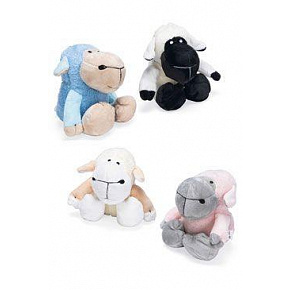 Zabawka dla psa Owca piszcząca 21cm plusz mix kolorów KAR Zabawka dla psa Owca piszcząca 21cm plusz mix kolorów KAR