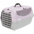 Transportowy box CAPRI I, XS: 32x31x48cm (max. 6 kg), jasnoszary/liliowy