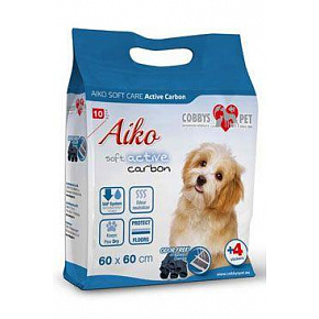 Podkładka absorbująca dla psów Aiko ActiveCarbon 60x60cm 10szt. Podkładka absorbująca dla psów Aiko ActiveCarbon 60x60cm 10szt.