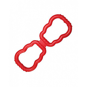 Zabawka Kong Dog Classic Przeciągacz czerwony, guma naturalna, M