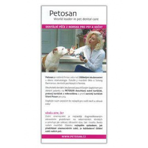 Petosan karta produktu, format DL, 2023