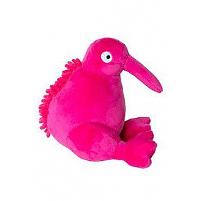 Zabawka dla psa PLUSH pluszowa, piszcząca, różowa 16cm Kiwi