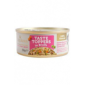 Applaws Dog konserwa Toppers Broth kurczak z łososiem 156g