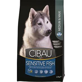 CIBAU dog adult medium & maxi, sensitive fish 2,5 kg CIBAU dog adult medium & maxi, sensitive fish 2,5 kg