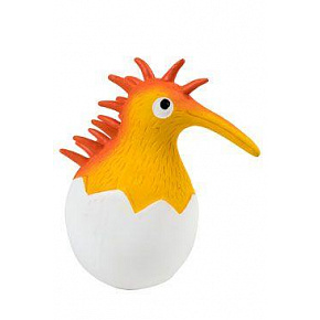 Zabawka dla psa BABY lateksowa, piszcząca, pomarańczowa 12cm Kiwi