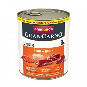 GRANCARNO JUNIOR - wołowina, kurczak 800g