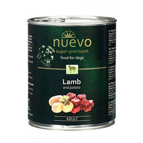 Nuevo pes Adult Jehněčí - Classic konserwa. 800g Nuevo pes Adult Jehněčí - Classic konserwa. 800g