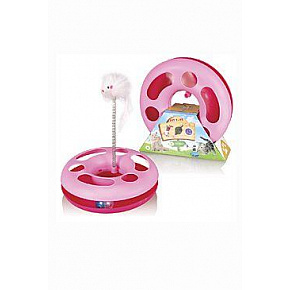 Zabawka dla kota Speedy ball z myszką na sprężynie