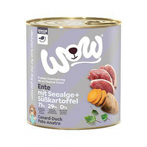 WOW Dog konserwa. Senior kaczka z batatami 800g WOW Dog konserwa. Senior kaczka z batatami 800g