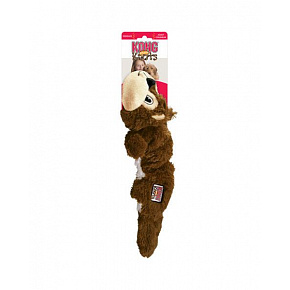 Zabawka Kong Dog Scrunch Knots Wiewiórka z piszczałką, poliester, brązowa, M/L Zabawka Kong Dog Scrunch Knots Wiewiórka z piszczałką, poliester, brązowa, M/L