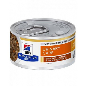 HILLS Diet Feline Stew c/d Multicare z Kurczakiem i Warzywami puszka NOWOŚĆ 82 g