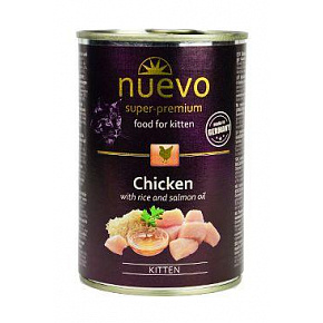 Nuevo kocię kurczak konserwa. 400g