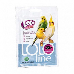 LOLOLINE CHARCOAL - węgiel drzewny dla ptaków 8 g