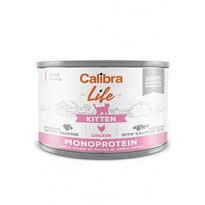 Calibra Cat Life konz.Kitten Chicken 200g