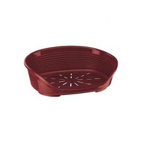 Plastowe legowisko SIESTA DLX 12 bordo 111x80,5x33cm FP