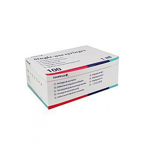 Strzykawka inj CVET 1ml 3-częściowa 100szt