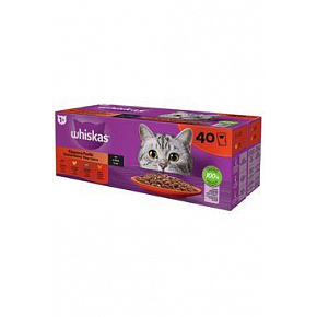 Whiskas saszetka Core klasyczna.wybór w soku 40x85g