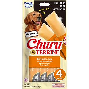 Churu Dog Terrine kuřecí plemena L 4x54g